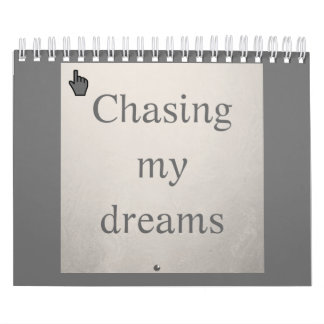 Calendrier Chasing my dreams | Persiguiendo mis sueños