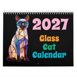 Calendrier Chat en Verre 2027