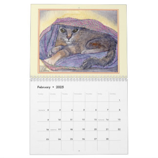 Calendrier CHAT! Un chat par mois