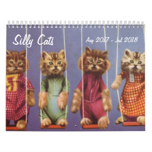 Calendrier Chats et chatons idiots - août 2017-juillet 2018