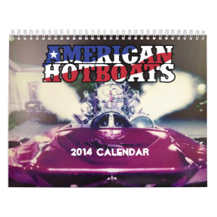 Calendrier chaud américain de 2014 bateaux