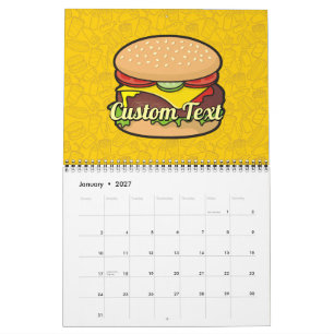 Calendrier Cheeseburger