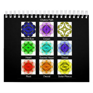 Calendrier "Chemin Chakra" Guérir les Mandalas