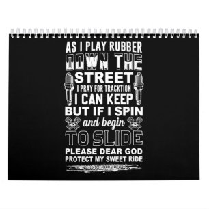 Calendrier Cher Dieu Protégez Mon Sweet Ride Biker Cadeau
