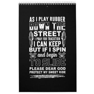Calendrier Cher Dieu Protégez Mon Sweet Ride Biker Cadeau