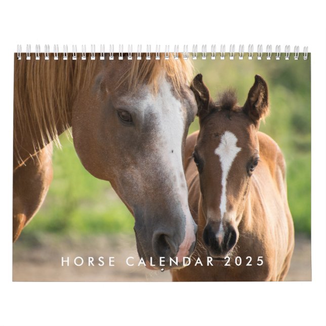 Calendrier Cheval 2025 Avec Vos Photos (Protection)
