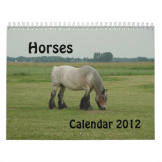Calendrier - chevaux