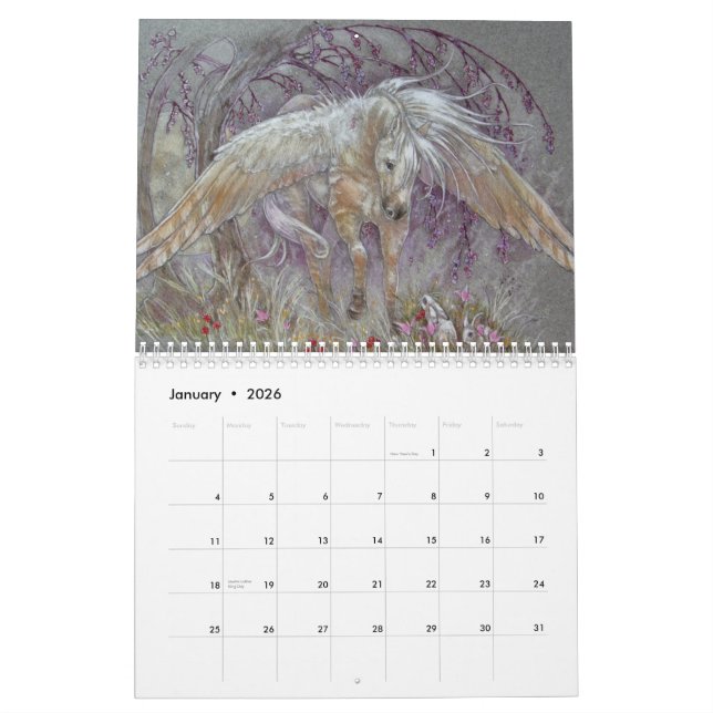 Calendrier — Chevaux de Imaginaire (Jan 2026)
