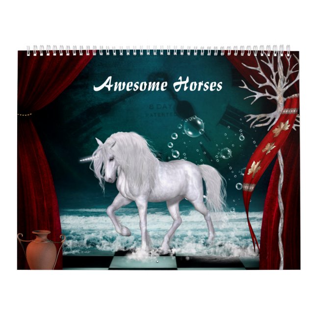 Calendrier Chevaux géniaux (Protection)