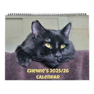 Calendrier Chewie le chat noir : 18 mois de moustaches, de pa