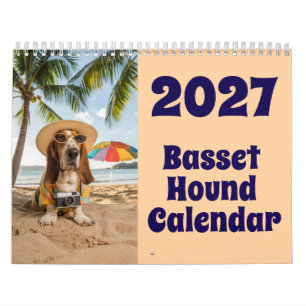 Calendrier Chien Basset Hound 2027