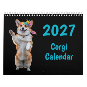 Calendrier Chien Corgi 2027