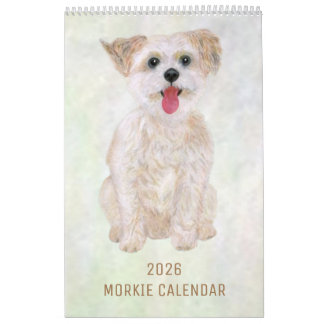 Calendrier Chien Morkie 2026