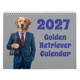 Calendrier Chien Retriever Doré 2027