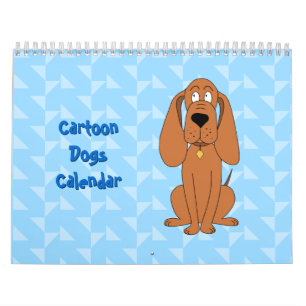 Calendrier Chiens de caricature mignons 2022