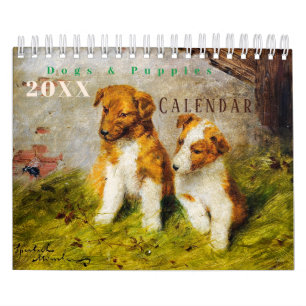 Calendrier Chiens mignons et chiots