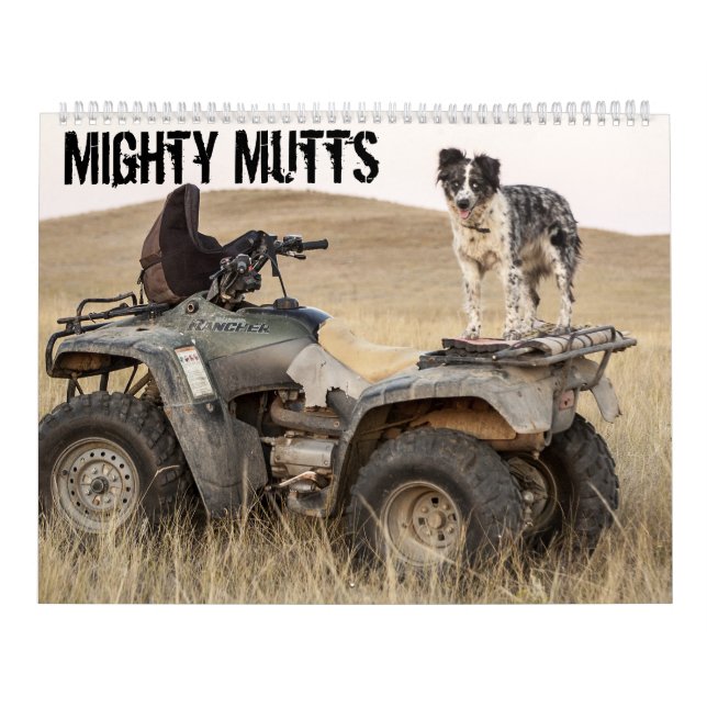 Calendrier Chiens puissants d'Active de chiens (Protection)
