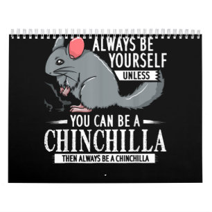 Calendrier Chinchilla Gift Funny Cute Pet