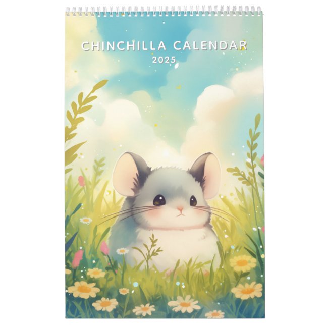 Calendrier Chinchillin' toute l'année 2025 (Protection)