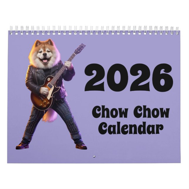 Calendrier Chow Chow (Protection)