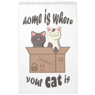 Calendrier Citation drôle Accueil est où est votre chat