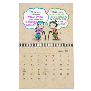 Calendrier Citations de 2021 pour la retraite des aînés Fun