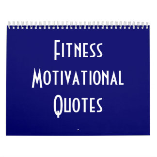 Calendrier Citations de motivation de forme physique