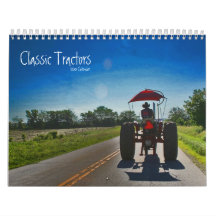 Calendrier classique de tracteurs : Customisez