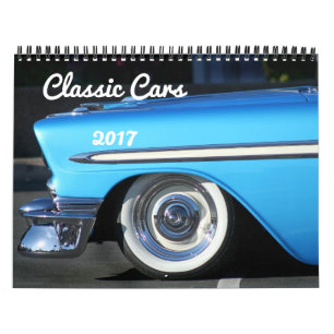Calendrier classique des voitures 2017