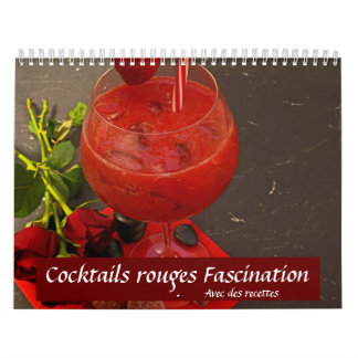 Calendrier Cocktails rouges Fascination