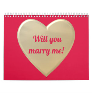 Calendrier coeur d'or