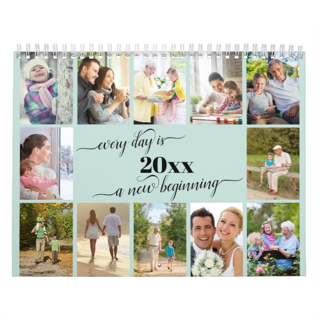 Calendrier Collage de photos 2023 Photo mensuelle et rappels  (Protection)