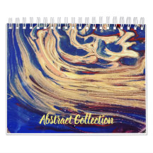 Calendrier Collection Abstraite peinture d'art flu