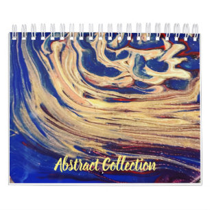 Calendrier Collection Abstraite peinture d'art flu