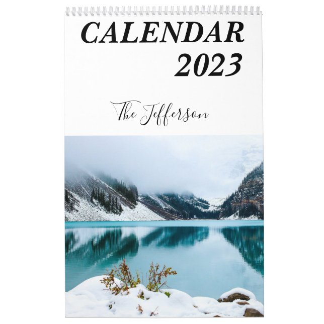 Calendrier Collection photo de la famille blanche moderne 202 (Protection)