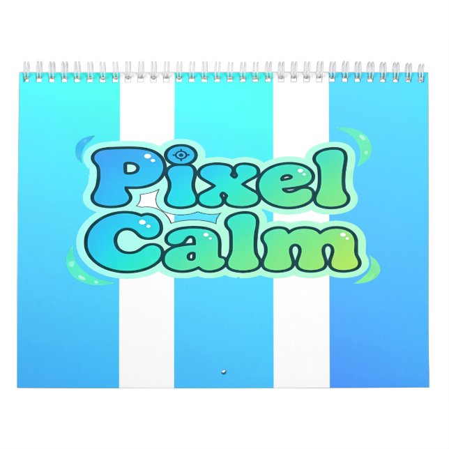 Calendrier Colorful Geometric Spectrum Design (Protection)