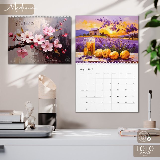 Calendrier Colorful Impasto Art Calendar (Colorful Impasto Art Calendar_Medium)