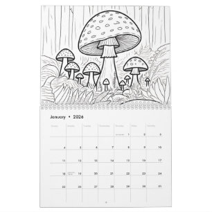 Calendrier Coloriez vous-même 