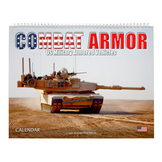 Calendrier COMBAT ARMOR - Véhicules blindés militaires améric (Protection)