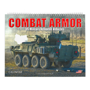 Calendrier COMBAT ARMOR - Véhicules blindés militaires améric