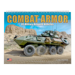 Calendrier COMBAT ARMOR - Véhicules blindés militaires améric