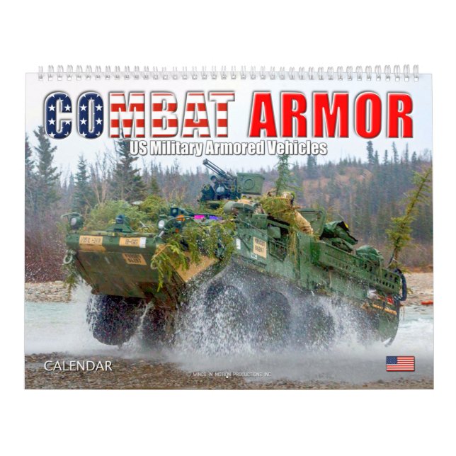 Calendrier COMBAT ARMOR - Véhicules blindés militaires améric (Protection)