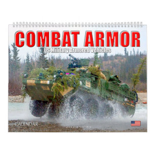 Calendrier COMBAT ARMOR - Véhicules blindés militaires améric
