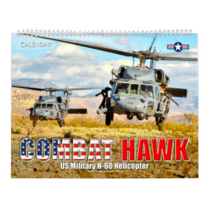 Calendrier COMBAT HAWK - Hélicoptère militaire américain H-60