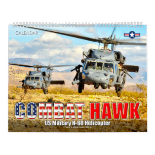 Calendrier COMBAT HAWK - Hélicoptère militaire américain H-60