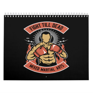 Calendrier combat jusqu'à mort mixte arts martiaux