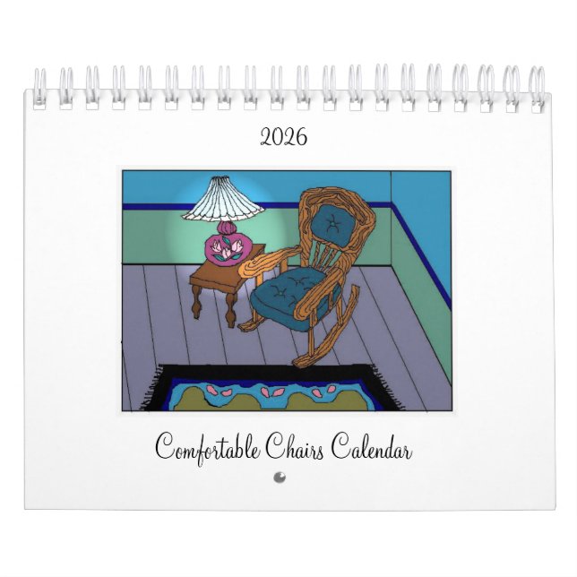 Calendrier Comfortable Chairs Calendar (Protection)
