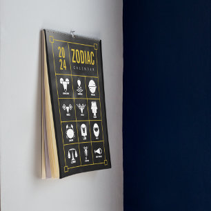 Calendrier Commande d'astrologie Mois Sise