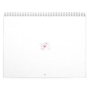 Calendrier Conception abstraite de plusieurs formes de fleurs