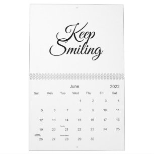 Calendrier Continuez à sourire, faites semblant que ce n'est